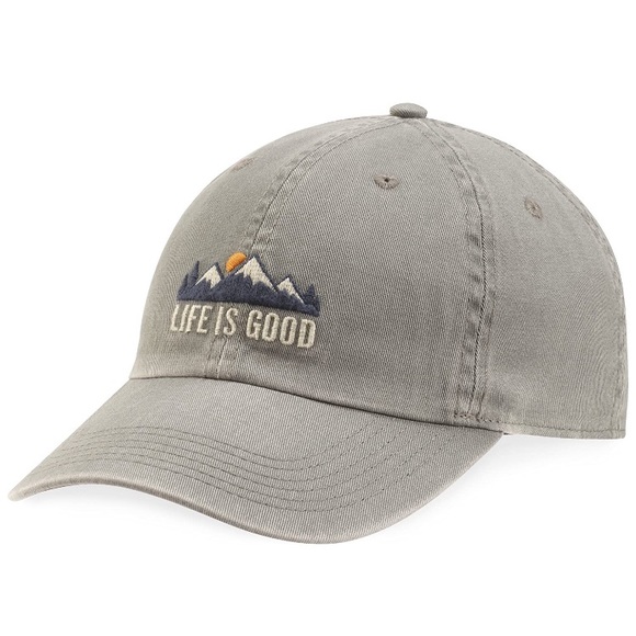 Life Is Good Accessories - Life Is Good Gray Unisex Baseball Hat